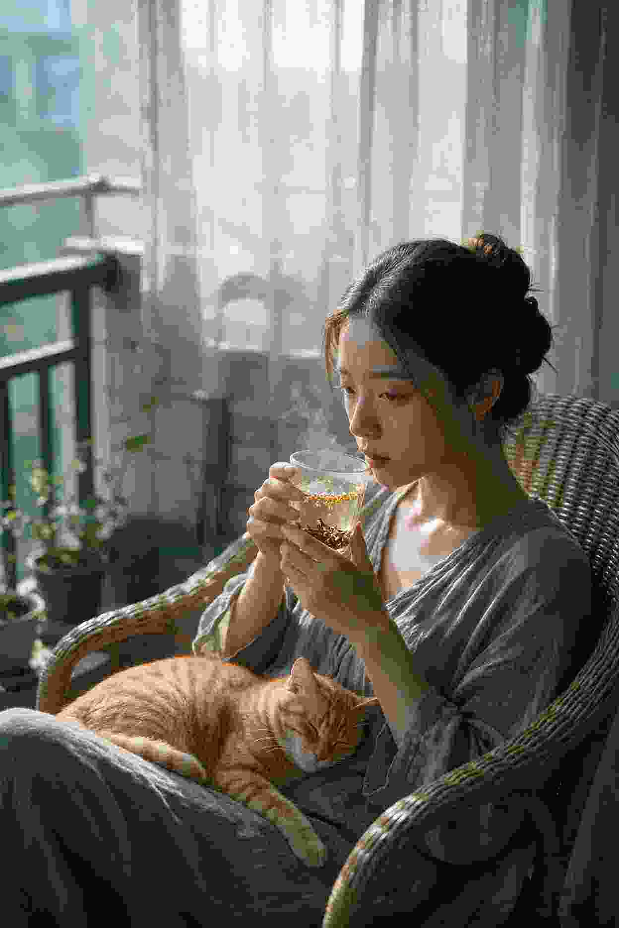 图书馆角落